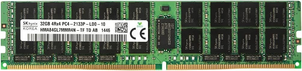 HMA84GL7MMR4N Hynix 32GB PC4-17000P-R DDR4-2133 4RX4 ECC RDIMM Memory