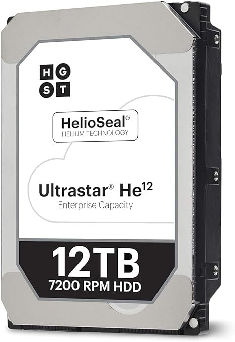 HUH721212ALE601 HGST Ultrastar He12 | 0F27454 | 12TB 7200 RPM 256MB SATA 6.0Gb/s 3.5" Cache