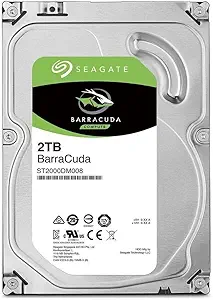 Seagate BarraCuda 2TB 3.5" SATA 6Gb/s 7200RPM Internal HDD (ST2000DM008) - Brand New
