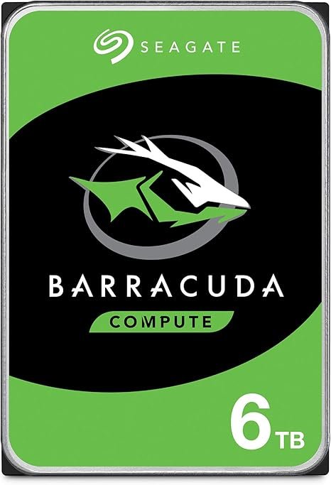 Seagate BarraCuda 6TB 3.5" SATA 6Gb/s 5400RPM 256MB HDD (ST6000DMZ03) - Brand New