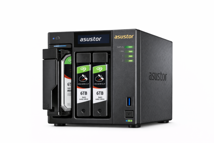 Asustor 12TB Lockerstor 2 Gen2 AS6702T 2-bay SATA NVMe NAS System ...