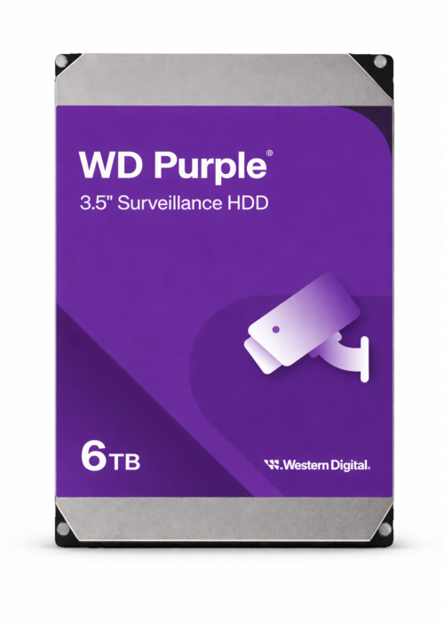 WD64PURZ Western Digital 6TB WD Purple Surveillance Internal Hard Drive HDD